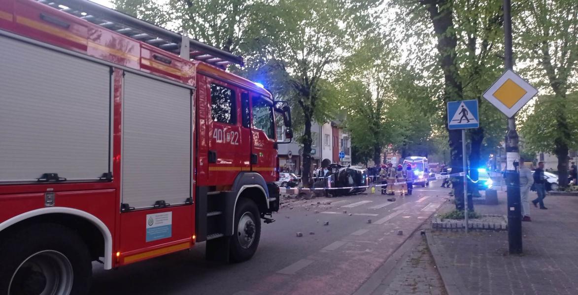 Groźny wypadek na skrzyżowaniu w Białogardzie